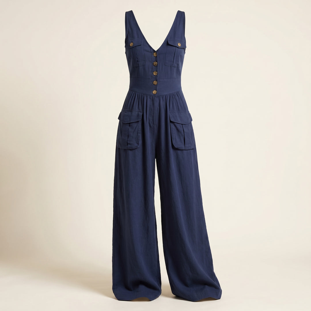 Elise Utility Wide Leg Jumpsuit