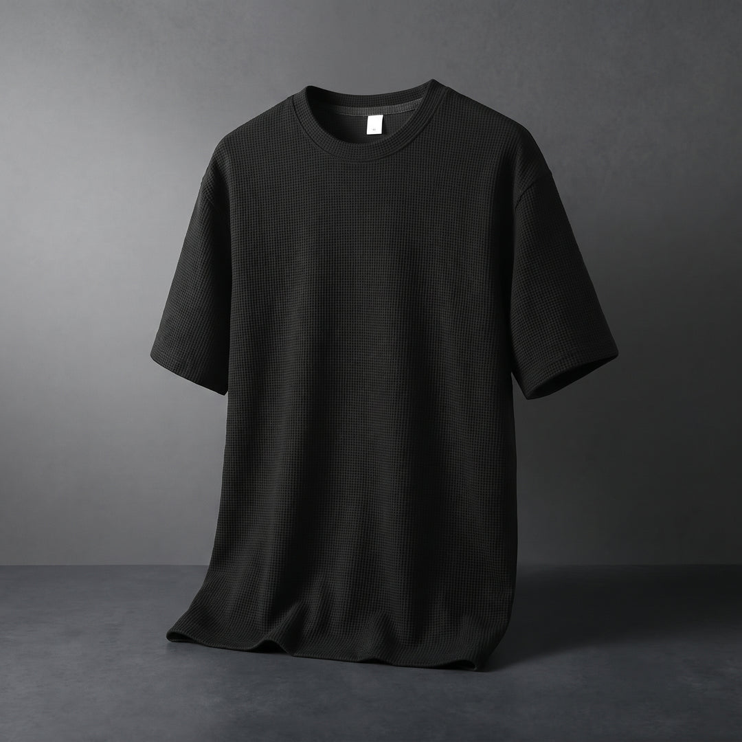 Adrian Waffle Crew Neck T-Shirt