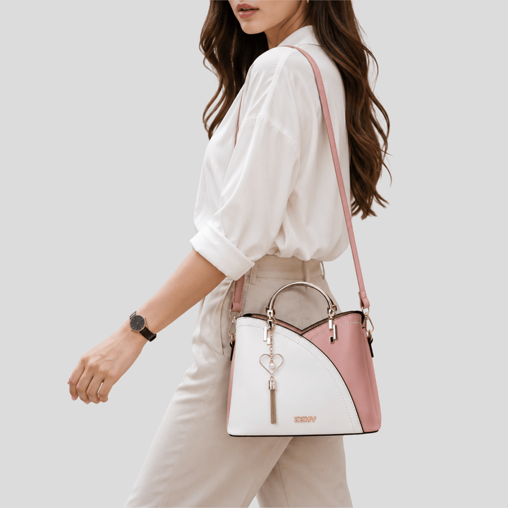 Isabella Colorblock Handle Bag