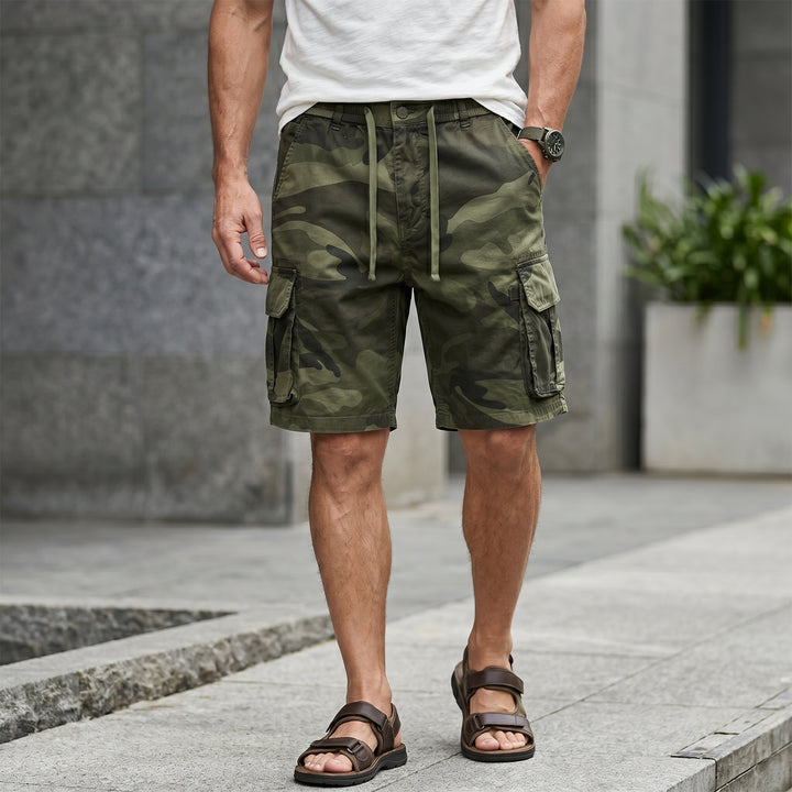 Ridgeway Camo Utility Cargo Shorts