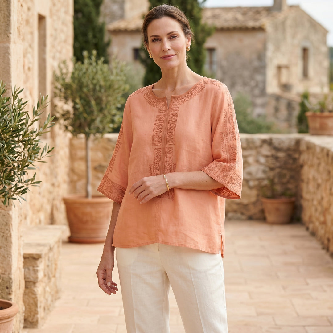 Aneesa Ornate Embroidered Blouse
