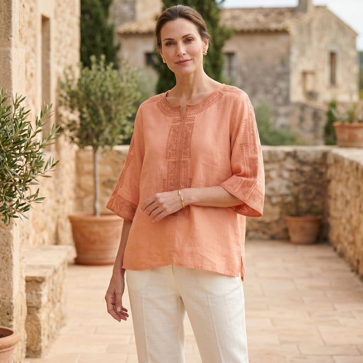 Aneesa Ornate Embroidered Blouse