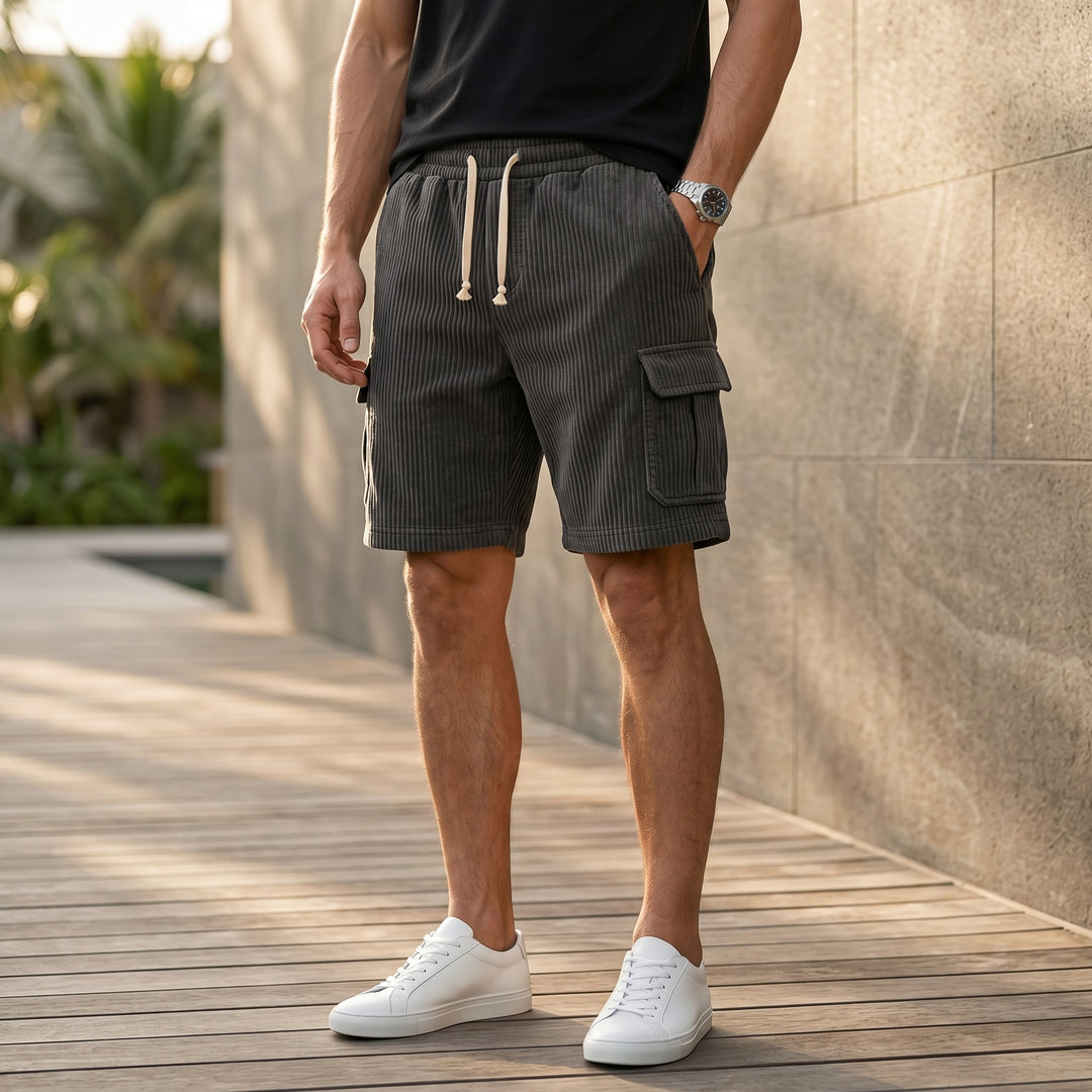 Hermosa Corduroy Cargo Shorts