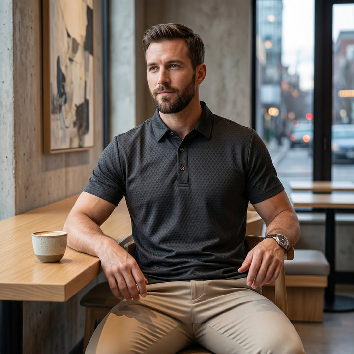 Dante Jacquard Polo Shirt