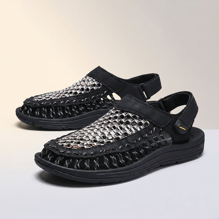 Dario Woven Closed Toe Sandal