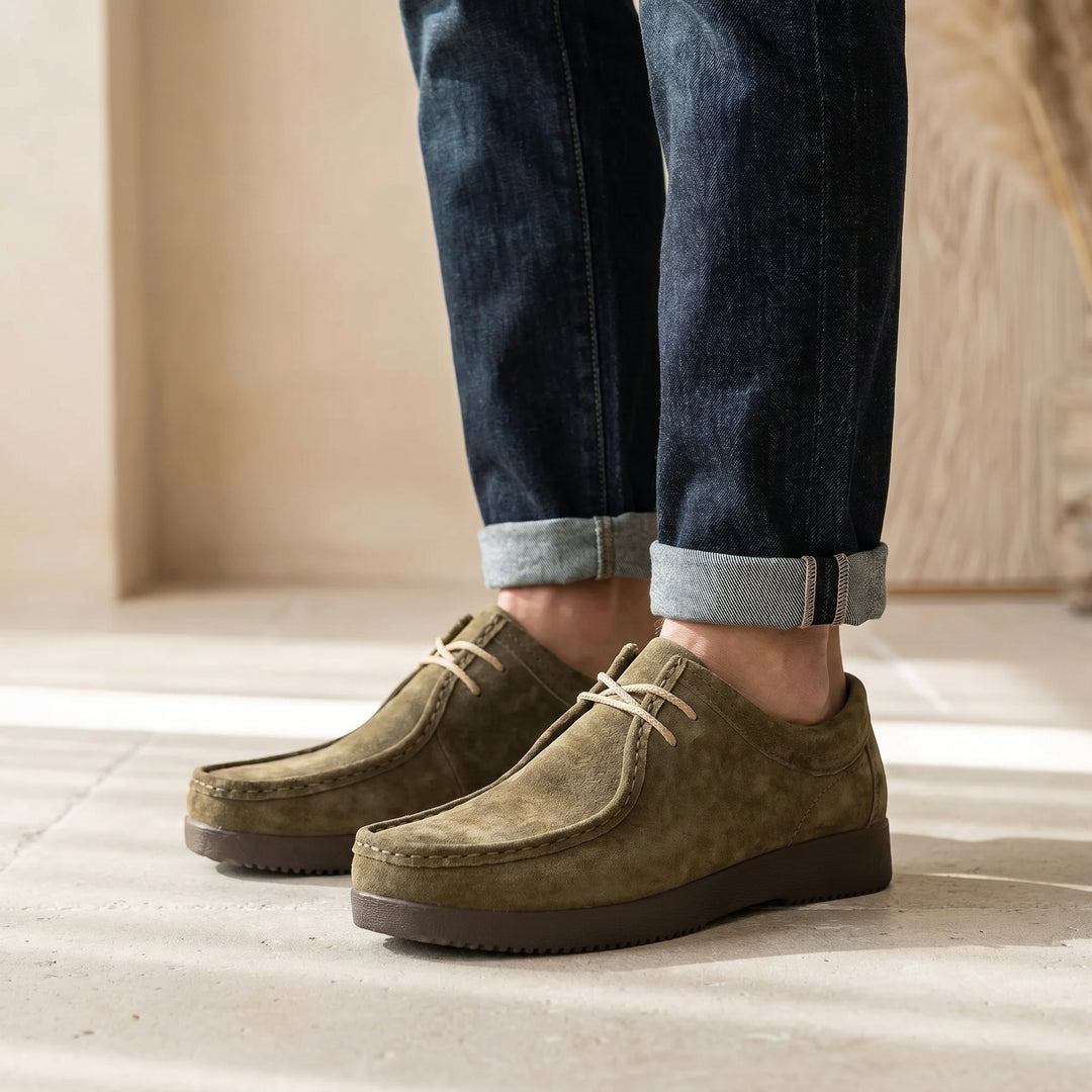 Everett Suede Moc Toe Casual Shoes