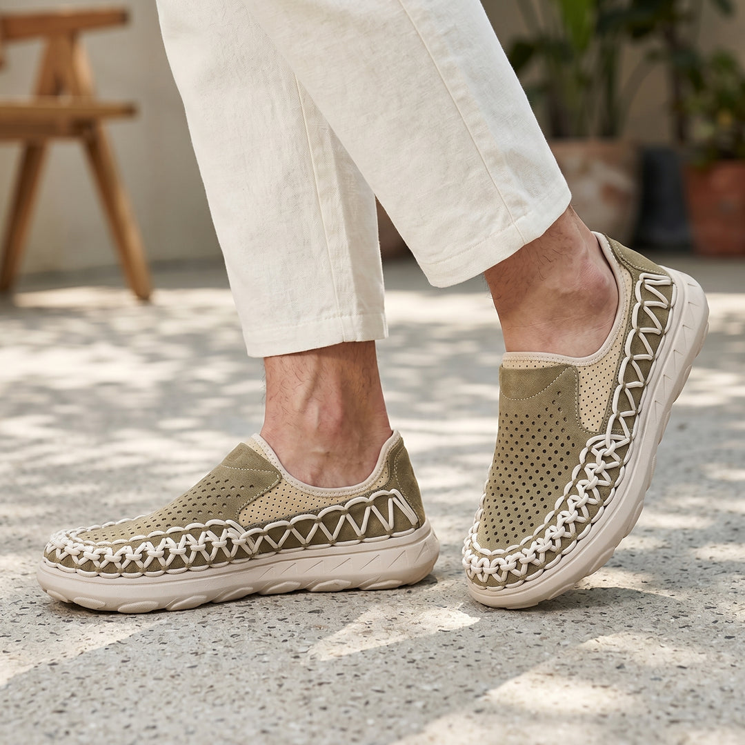 Milan Woven Slip On Casual Shoe