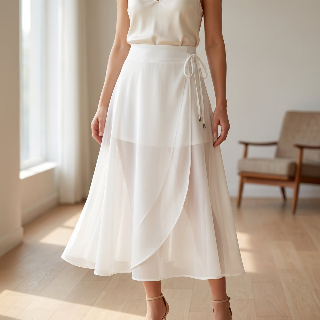 Celestine Layered Tulle Wrap Skirt