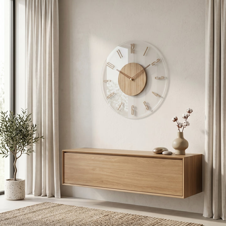 Alden Grove Wooden Wall Clock