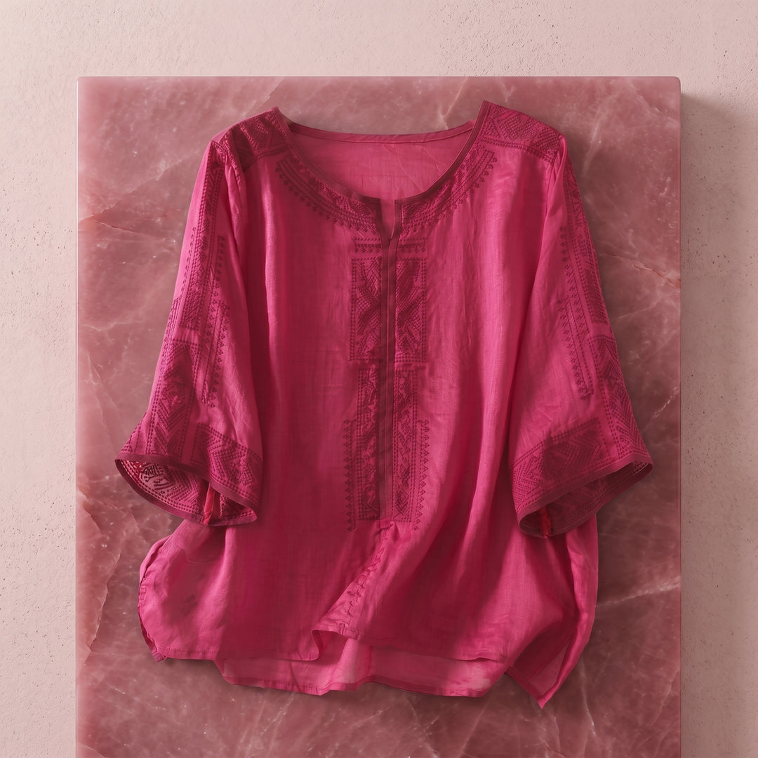 Aneesa Ornate Embroidered Blouse