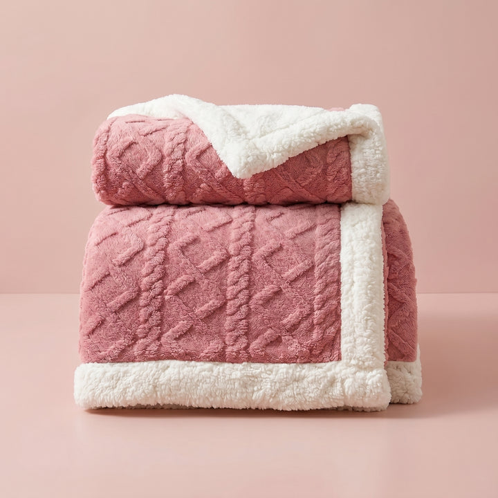 Harper Ridge Sherpa Fleece Throw