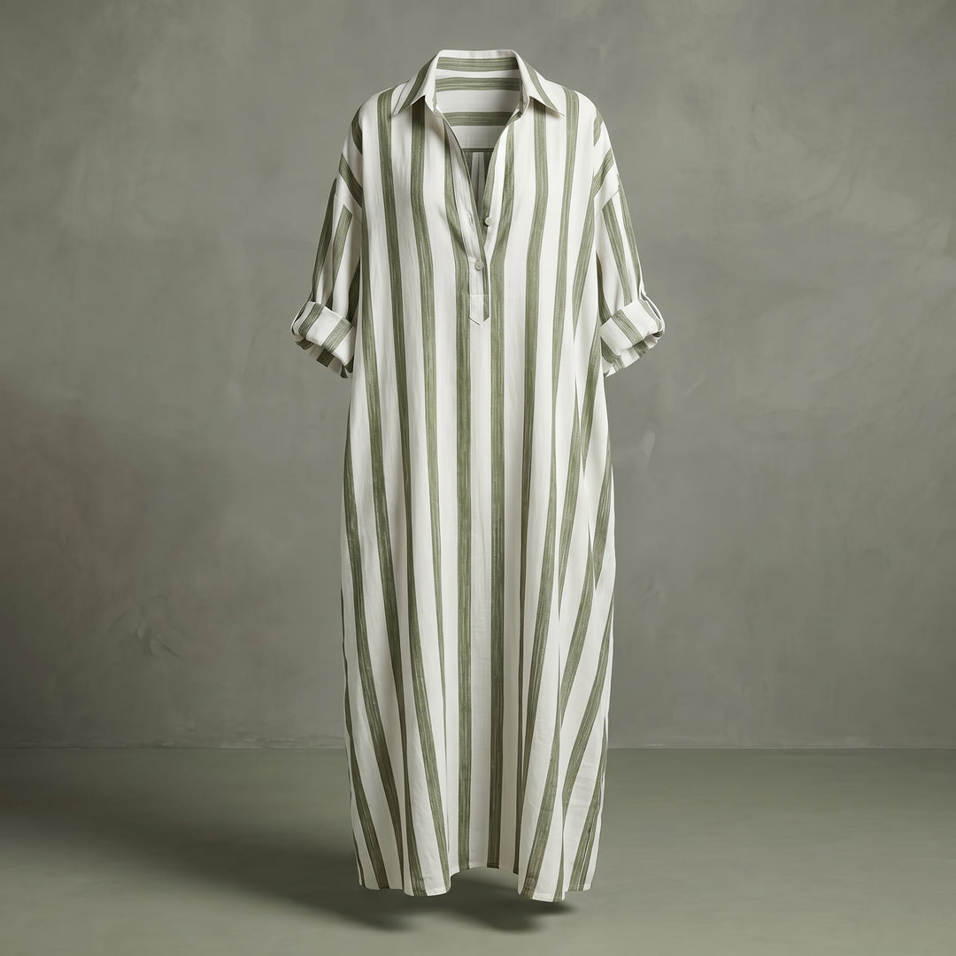 Mila Striped Shirt Dress