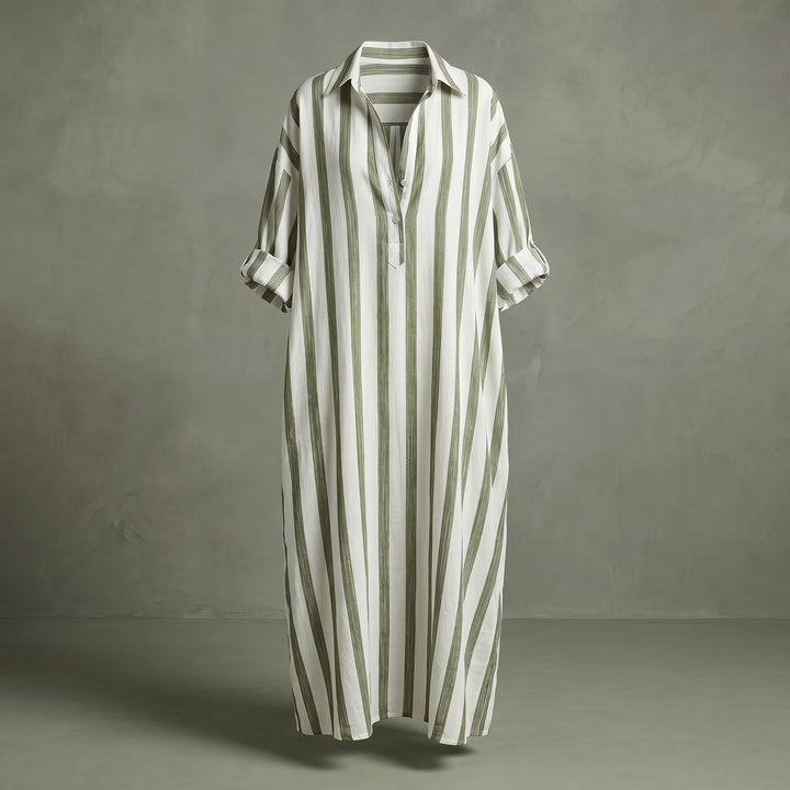 Mila Striped Shirt Dress