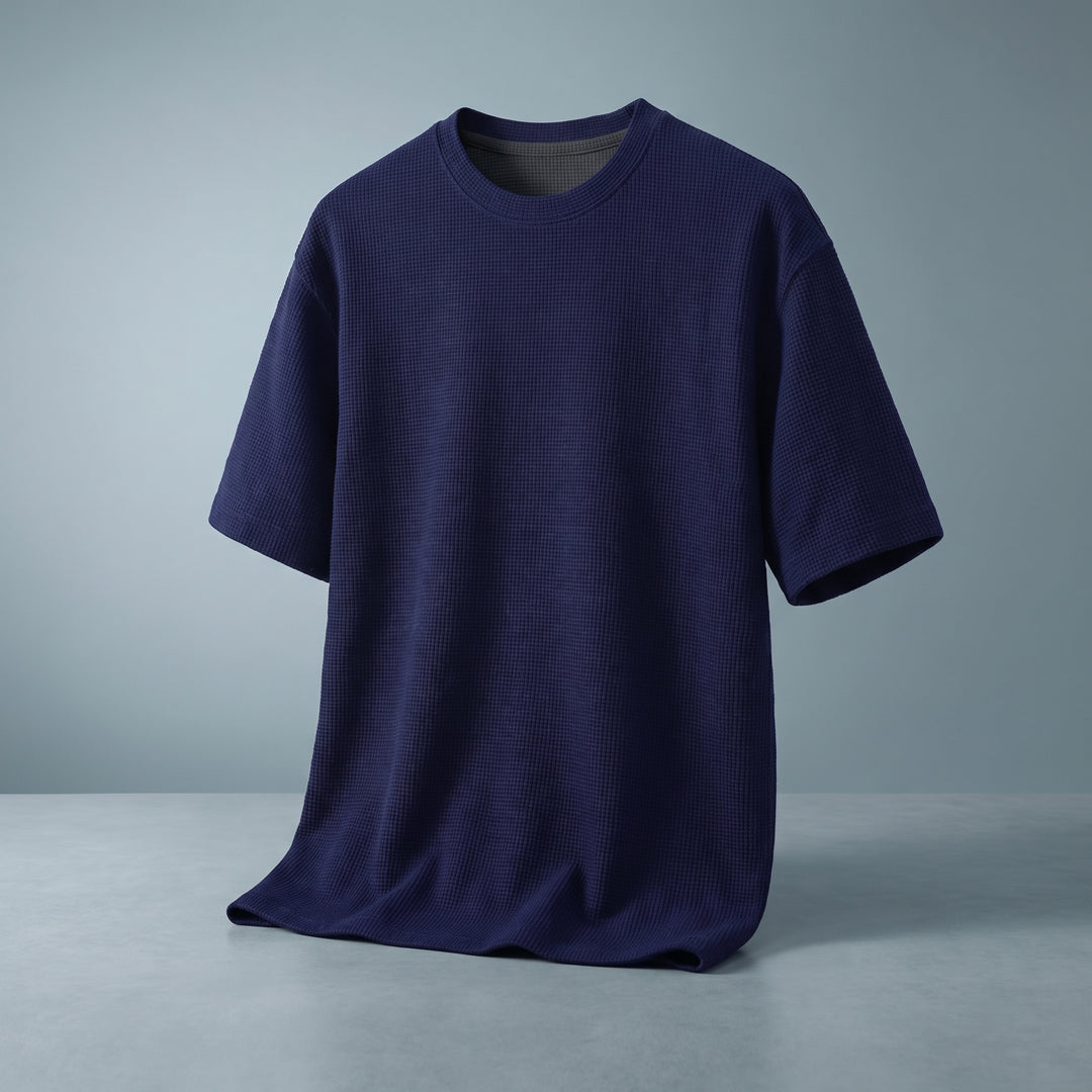 Adrian Waffle Crew Neck T-Shirt