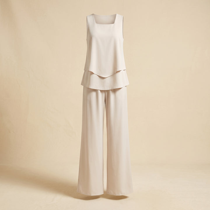 Camille Arden Floral Wide Leg Pant Set
