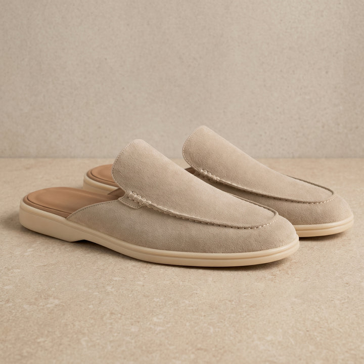 Lorenzo Suede Mule Loafer