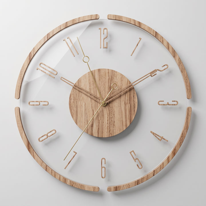 Alden Grove Wooden Wall Clock