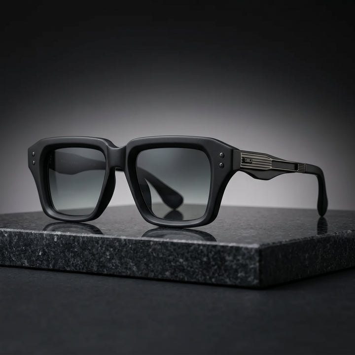 Adrian Voss Square Acetate Sunglasses