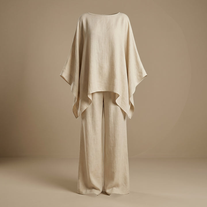 Seraphine Vale Linen Wide Leg Pant Set
