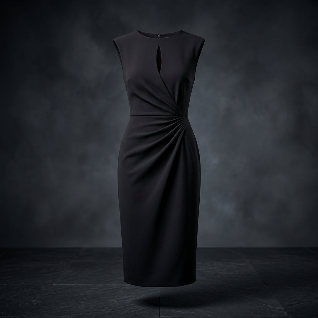 Aria Kensington Ruched Midi Dress