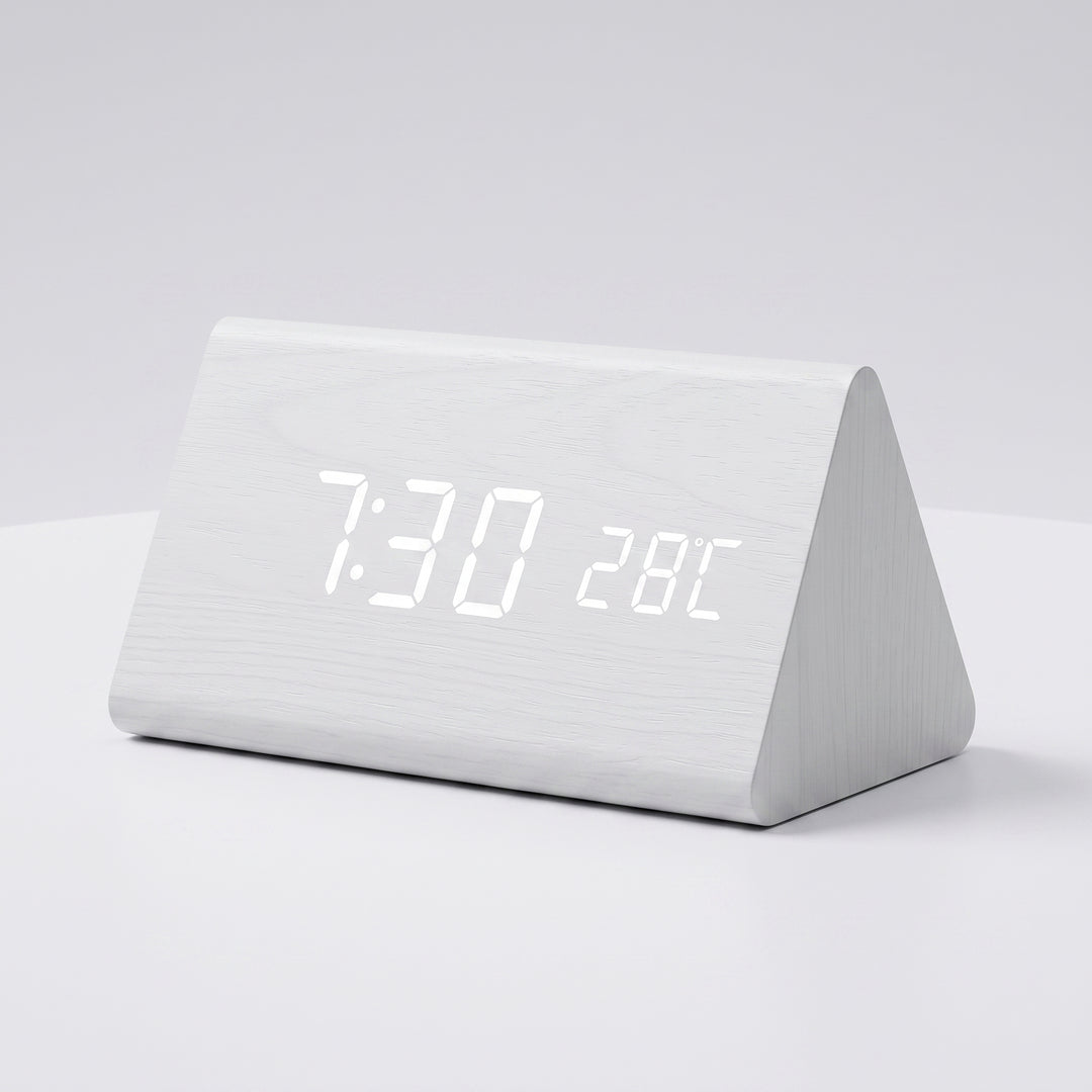 Felix Grant LED Wooden Clock