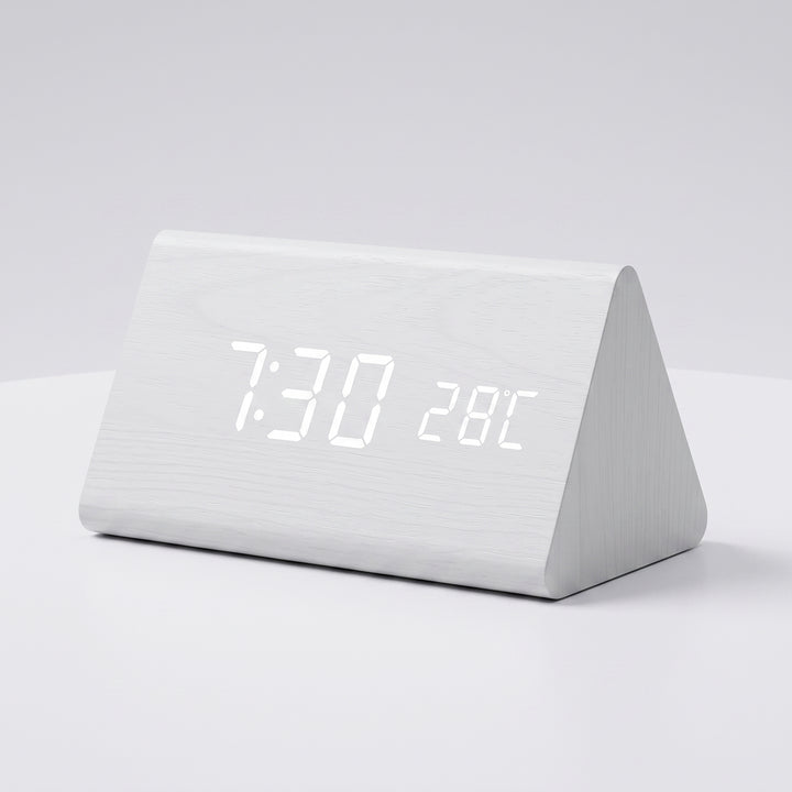 Felix Grant LED Wooden Clock