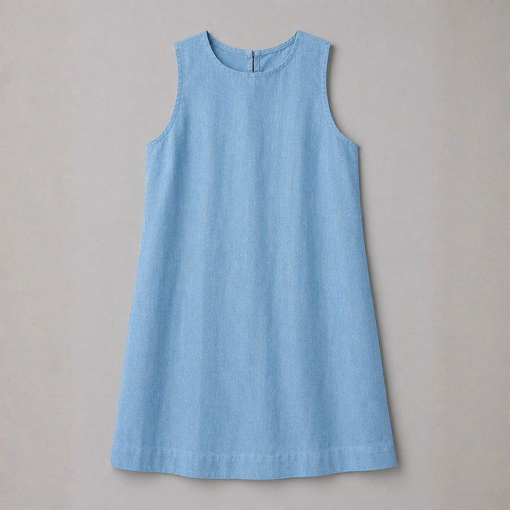 Marina Linen Shift Mini Dress