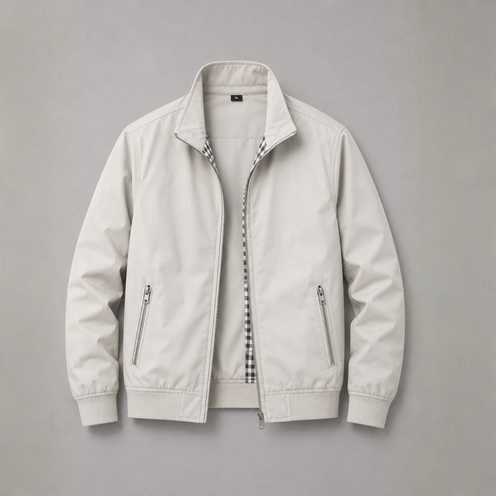 Julian Stand Collar Zip Jacket