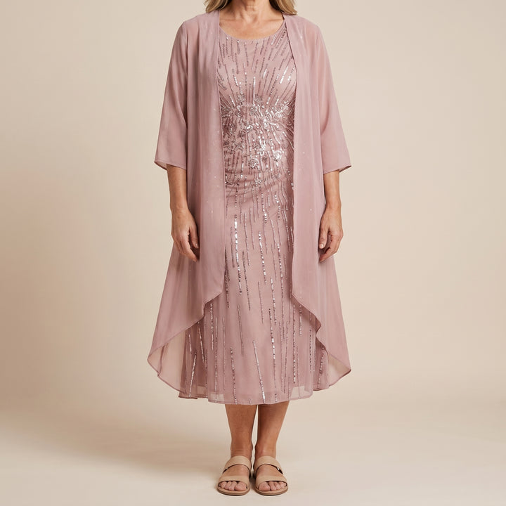 Celeste Monroe Layered Floral Dress