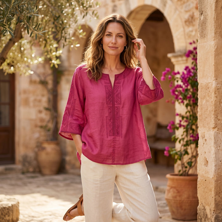 Aneesa Ornate Embroidered Blouse