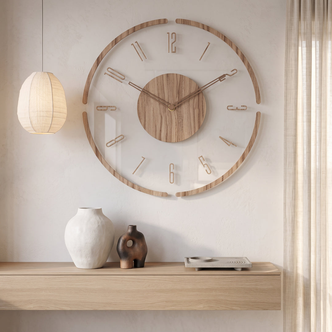 Alden Grove Wooden Wall Clock