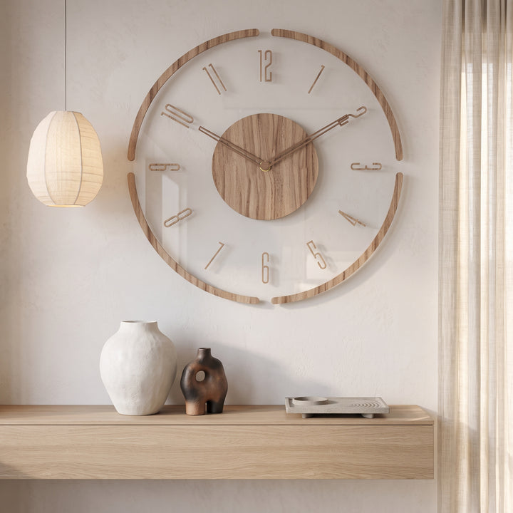 Alden Grove Wooden Wall Clock