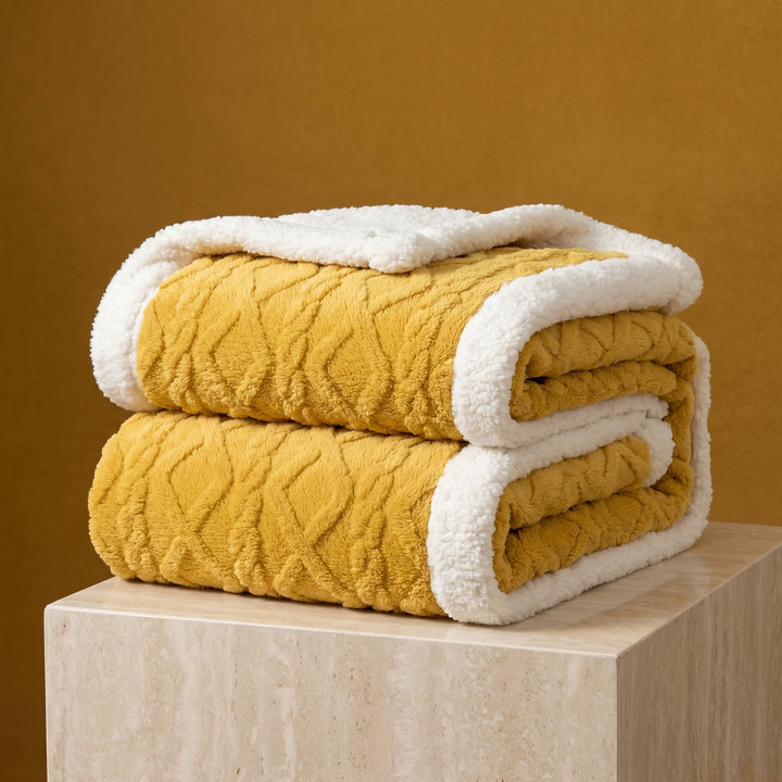 Harper Ridge Sherpa Fleece Throw