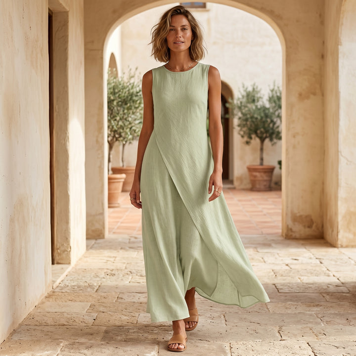 Nadia Asymmetric Maxi Dress