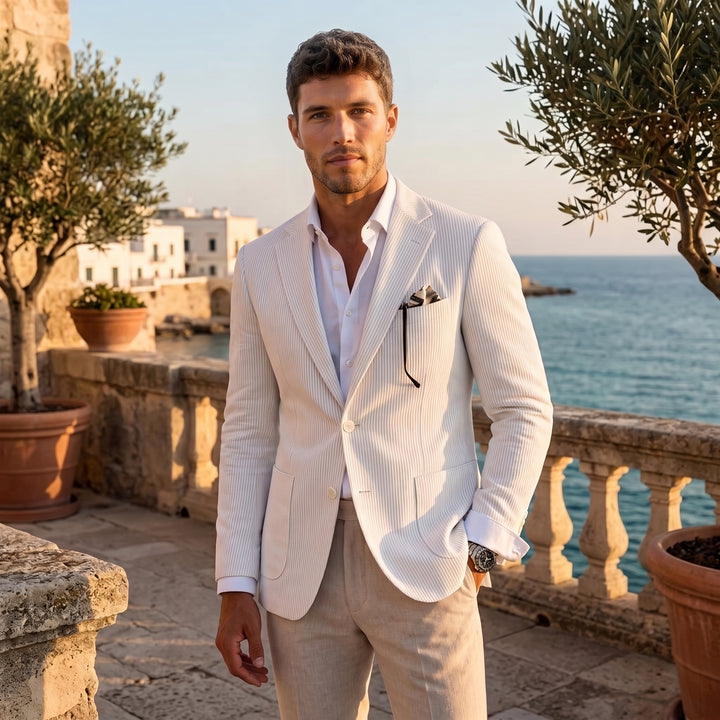 Beckett Seersucker Summer Blazer