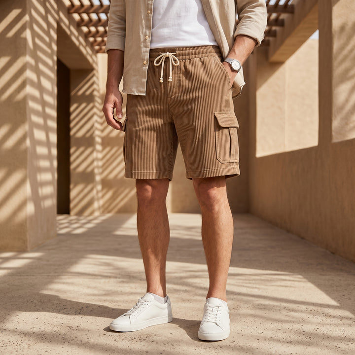 Hermosa Corduroy Cargo Shorts