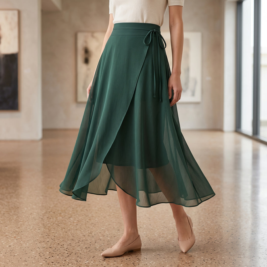 Celestine Layered Tulle Wrap Skirt