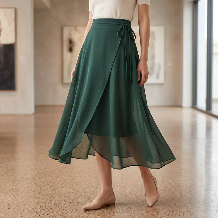 Celestine Layered Tulle Wrap Skirt