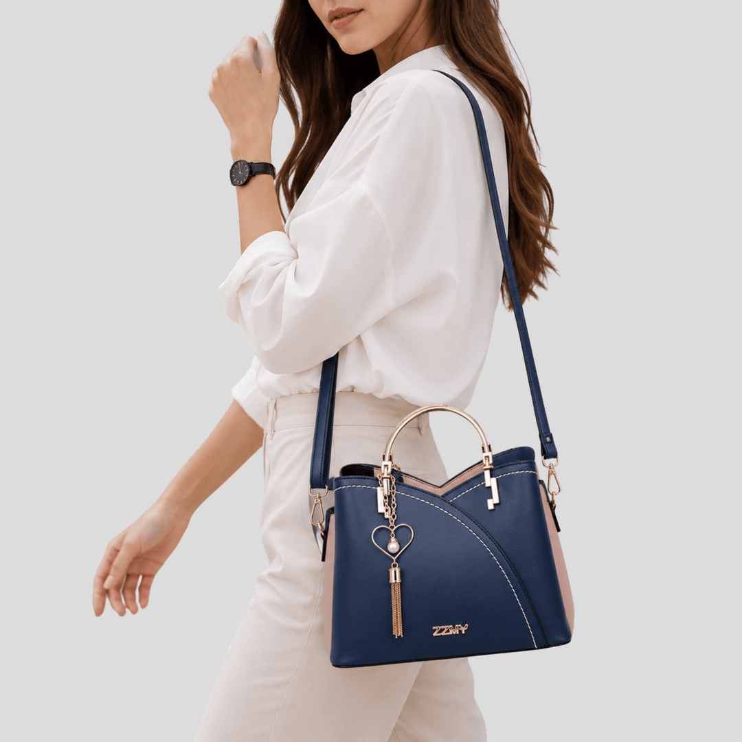 Isabella Colorblock Handle Bag