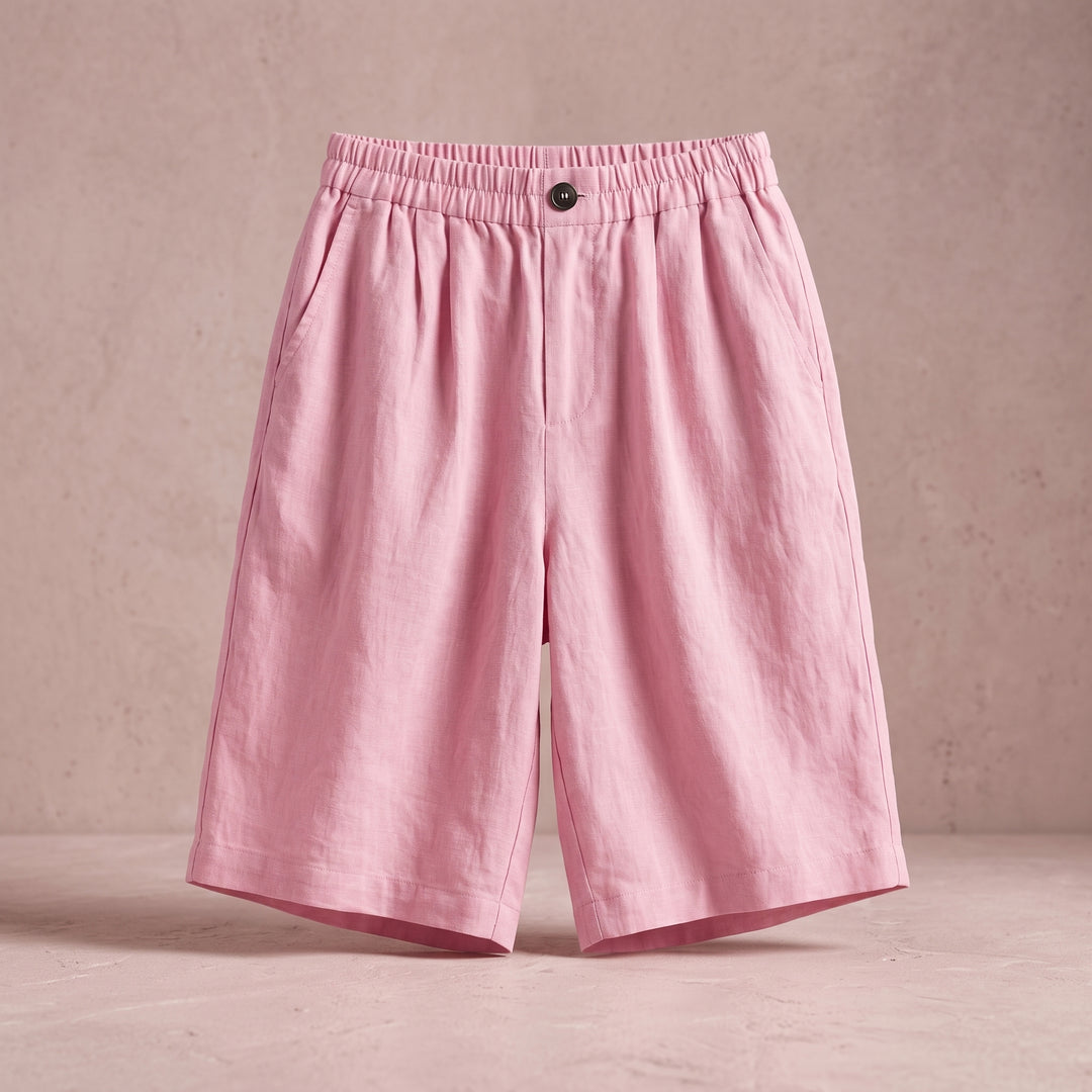 Olivia Breeze Linen Shorts
