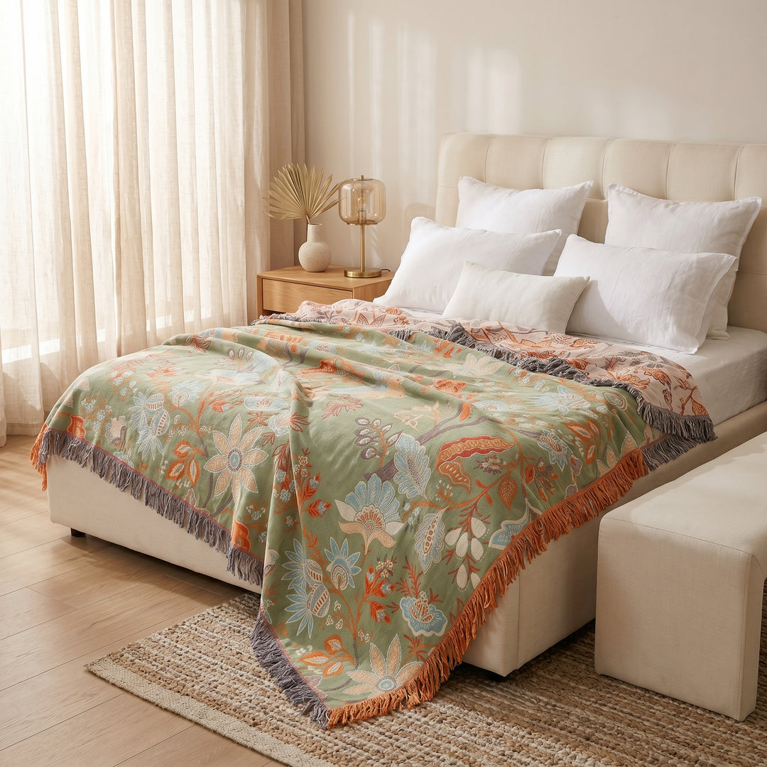 Willow Haven Cotton Throw Blanket