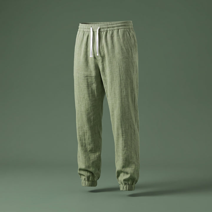Elliot Hayes Linen Jogger Trousers