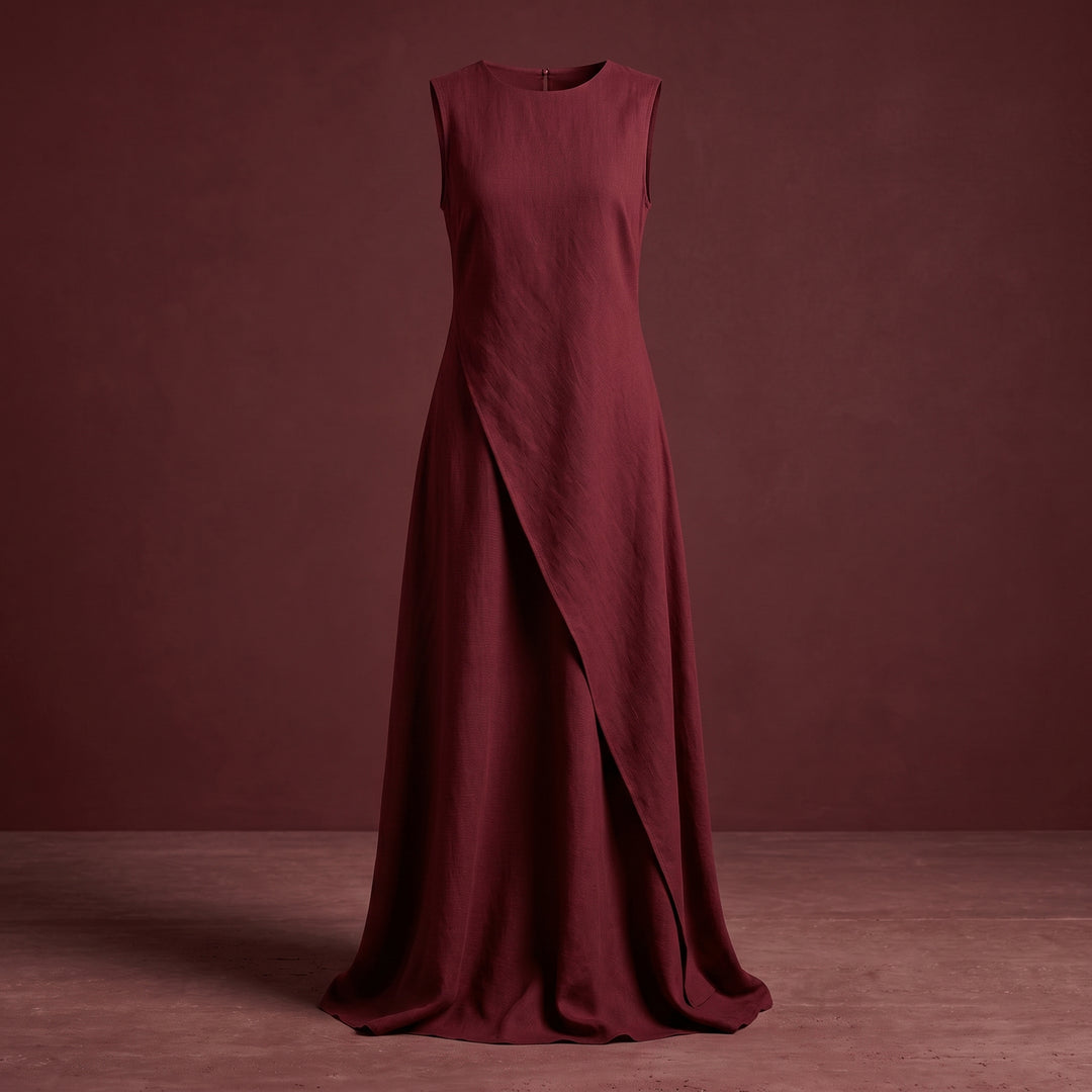 Nadia Asymmetric Maxi Dress