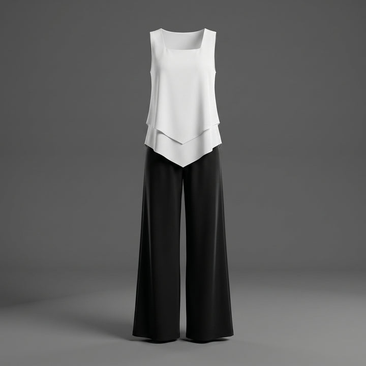 Camille Arden Floral Wide Leg Pant Set