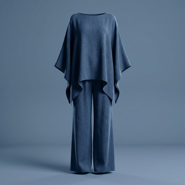 Seraphine Vale Linen Wide Leg Pant Set