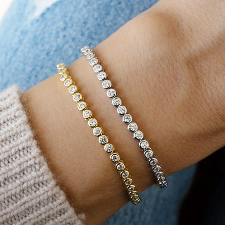 Ava Lane Moissanite Tennis Bracelet