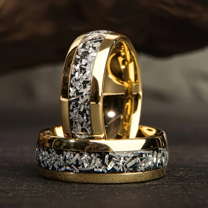 Ethan | Unisex Textured Statement Rings