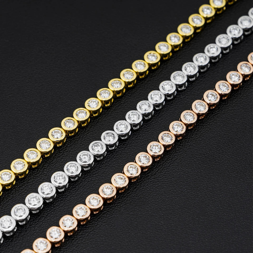 Ava Lane Moissanite Tennis Bracelet