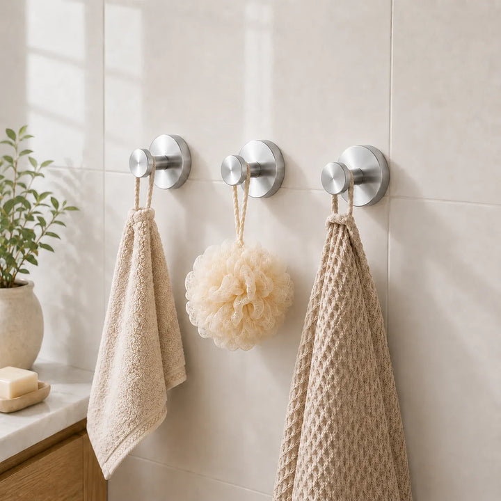 Cyrus Brushed Brass Wall Hook Set