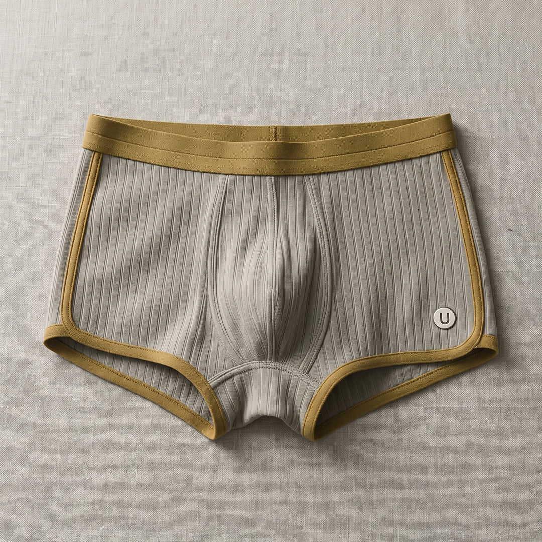 Milo Ribbed Cotton Boxer Trunks